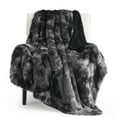 thumbnail image 1 of Manta Bedsure Soft Tie Dye, negra, tamaño doble, para cama, 1 of 8