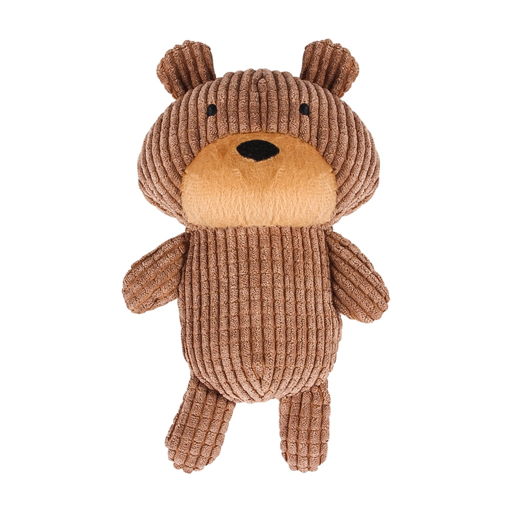 Kepooman Puppy Squeaky Toys for Small Medium Dog Pets, Brown Kepooman Puppy Squeaky Toys for Small Medium Dog Pets, Brown