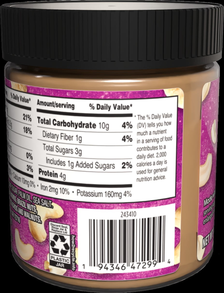GV Creamy Cashew Butter No Stir 12oz