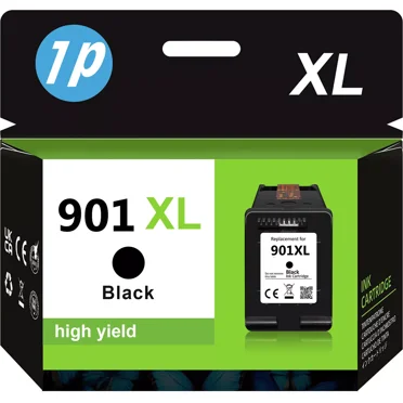 901XL Ink Cartridge 901XL 901 XL HP Ink Compatible For HP 901XL Black Ink Cartridge HP 901 XL Ink for HP Officejet 4500 J4500 J4524 J4540 J4550 J4580 J4624 J4640 J4660 J4680 J4680C Printer, 1 Black