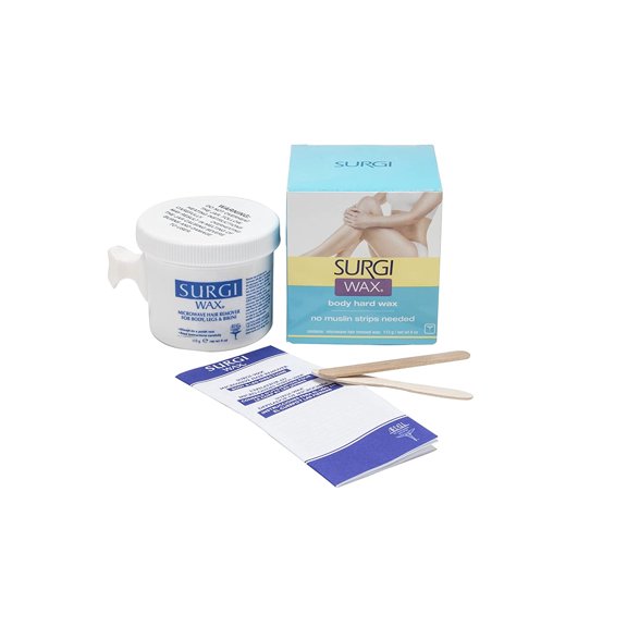 Surgiwax Wax, Body Hard Wax, No Muslin Strips Needed, 4 oz. (Pack of 3)