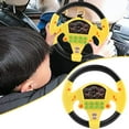 thumbnail image 2 of Children Small Steering Wheel Early Education Puzzle Sound Toy Small Steering Wheel Simulated Steering Toy, 2 of 7