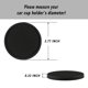 thumbnail image 4 of Posavasos ZSDY universal de silicona antideslizante para coche, 4 unidades, negro, 4 of 8