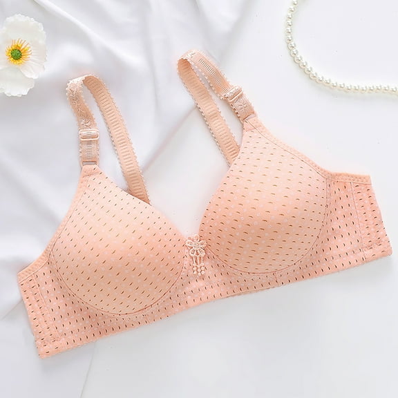 BILIKEYU Women's Thin Breathable Wrinkle Comfortable Bras, Bras for Women, Womens Underwear, Seamless Underwear for Women