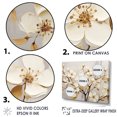 thumbnail image 3 of Designart "Peaceful White Gold Dogwood" Dogwood Floater Framed Canvas Prints, 3 of 5
