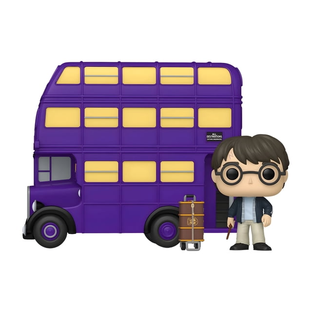 Figura Coleccionable Funko Pop Rides Super Deluxe Harry Potter con Autobús Nocturno 1 Pieza