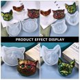 thumbnail image 3 of 3pcs Silicone Mold Easy Demoulding Animal Head Mold DIY Crystal Epoxy Molds, 3 of 5