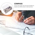 thumbnail image 5 of HERFIER Professional Compass Set Precision Drafting Drawing Compass for Students Office Worker 6.68x1.18x0.39in, 5 of 8