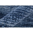 thumbnail image 5 of Feizy Deja Modern Solid, Blue/Silver, 2'6" x 7'3" Runner Easy Care Stain Resistant Pet & Kid Friendly Casual Floor Rug for Living room Bedroom, 5 of 8