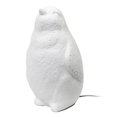 thumbnail image 1 of Lámpara de mesa Simple Designs LT3213, diseño de pingüino de porcelana blanca, 16 x 16 x 26 cm, 1 of 6