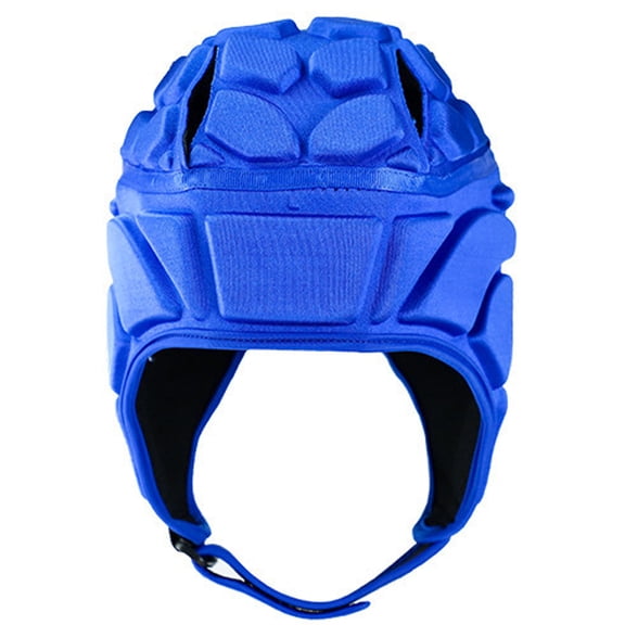 Rugby Helmet Soft Shell Headgear For Soccer Hockey Rugby Roller Skating - Black