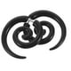 thumbnail image 1 of 1 par de aretes asimétricos en espiral de caracol de acero inoxidable con forma de ala para mujeres y hombres Diseño único Uso cómodo Adecuado para fiestas y reuniones, 1 of 5