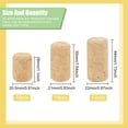 thumbnail image 2 of 42Pcs 3 Styles Natural Straight Corks Premium Wine Stoppers Wooden Beer Bottle Stopper for Ornament Making Arts and Crafts Projects for DIY, 2 of 5