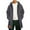 Dark Gray Jacket for Men, variant on Men's Hooded Longline Coat with Pockets Casual Fashion Windproof Jacket for Daily Wear & Outdoor Activities Dark Gray M