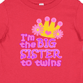 thumbnail image 4 of Inktastic I'm the Big Sister to Twins. Girls Baby T-Shirt, 4 of 5