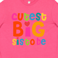thumbnail image 4 of Inktastic Cutest Big Sis To Be Youth T-Shirt, 4 of 5