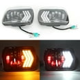 thumbnail image 1 of LED Headlights, LED Front Lamp High Penetration Strengt With LED Turn Signal For Grand Wagoneer, 1 of 8