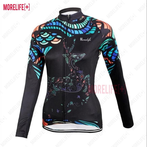 MLC-Camiseta de Ciclismo de secado rápido para mujer, camiseta de manga larga, Jersey transpirable para bicicleta de montaña, Verano qiuyongming unisex