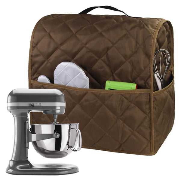 de pie portátil cubierta a prueba de polvo con accesorios de mango accesorios organizador impermeable ive lavable para licuadora casera marrón perfecl Cubierta para batidora de pie
