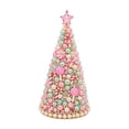 thumbnail image 2 of Dreamy Beaded Christmas Tree DIY Kit, 3D Pearl Beaded Christmas Tree Craft Set, Holiday DIY Decor with Sparkling Beads, Cone Base, Star Topper and Display Stand, 2 of 3