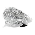 thumbnail image 5 of yuksok Steampunk Hat Sequin Classic Headwear for Music Festival Dress up Costume Ball, 5 of 9