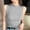 Gray, variant on Women Crew Neck Sleeveless Ribbed Camisole Wide Side Cutting for Daily Inner Outer Wearing