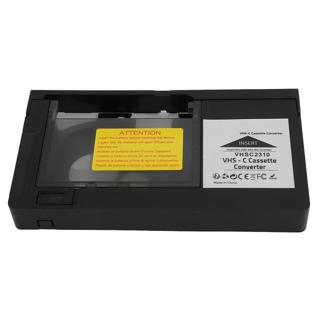 Camcorders Cassette Adapter, Easy Cassette Converter for S-VHS-C S-VHS Tapes