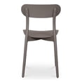 thumbnail image 6 of Moe's Home Collection Kent Outdoor Dining Chair Taupe - Set Of Two Plastic, 6 of 6