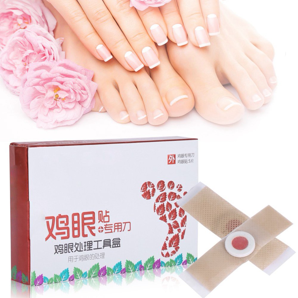 Mgaxyff Foot Corn Plaster, Corn Remover Pad,5PCS/Box Foot Toes Corn
