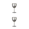 thumbnail image 4 of Injueey Copa de vino tinto pulido de un solo nivel de acero inoxidable fiesta Barware inastillable taza utensilios para beber para Bar restaurante Type2 NO2 Injueey  CBP160601, 4 of 5