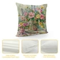 thumbnail image 4 of Awypu  Outdoor Spring Summer Floral Throw Pillow Cover European Vintage Hydrangea Flower Bouquet Blossom Botany Petals  Pillow Cover Home Sofa Pillow Case, 4 of 5