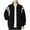 Mens Jackets & Coats Black, variant on Mens Baseball Jackets with Pockets Long Sleeve Zip-Up Coats Boys Casual Color Block Stand Collared Comfort Athletic Workout Outerwear Jacket