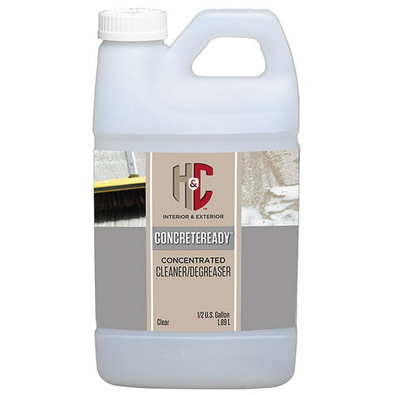 H&C ConcreteReady Conc Cleaner Degreaser CLEAR 64oz