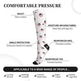 thumbnail image 2 of Sikiie Umbrella Cat 1 Pairs Compression Socks for Men and Women 15-20 mmHg Running Support Socks, 2 of 7