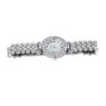 thumbnail image 4 of Ensemble montre et bracelet élégant en argent avec strass pour femme, cadeau d'anniversaire pour mère et fille, 4 of 4