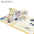 thumbnail image 2 of Fathers Day Card, Unforgettable Moment With Exquisite Craftsmanship, Handmade 3D Design For A Personal Touch, Intricate Laser-Cut Patterns On Eco-Friendly Paper, Big Space For, 2 of 5