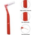 thumbnail image 3 of 25 Pcs Interdental Angle Brushes,Reusable Dental Cleaners,Oral Dental Hygiene Brush,Dental Toothpick Floss for Braces,Tooth Cleaning Tool (Multi-Colored), 3 of 5