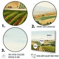 thumbnail image 3 of Designart "Beautiful Vineyard Panorama II" Vineyard Floater Framed Wall Art Prints, 3 of 5