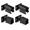 The Brackets- Universal, variant on 4 Pack Aluminum Adjustable Railing Bracket Connector With Screws
