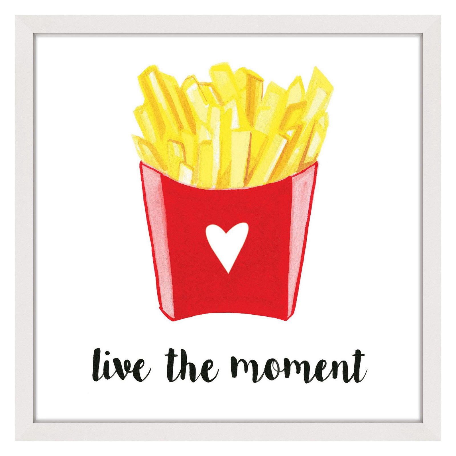 Marmont Hill "Fries" by Molly Rosner Framed Painting Print