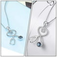 thumbnail image 4 of MasteelfCA 1 Pce Collier Design Stéthoscope Chaîne de Cou en Alliage Créatif Bijou Chic pour Femmes, 4 of 8