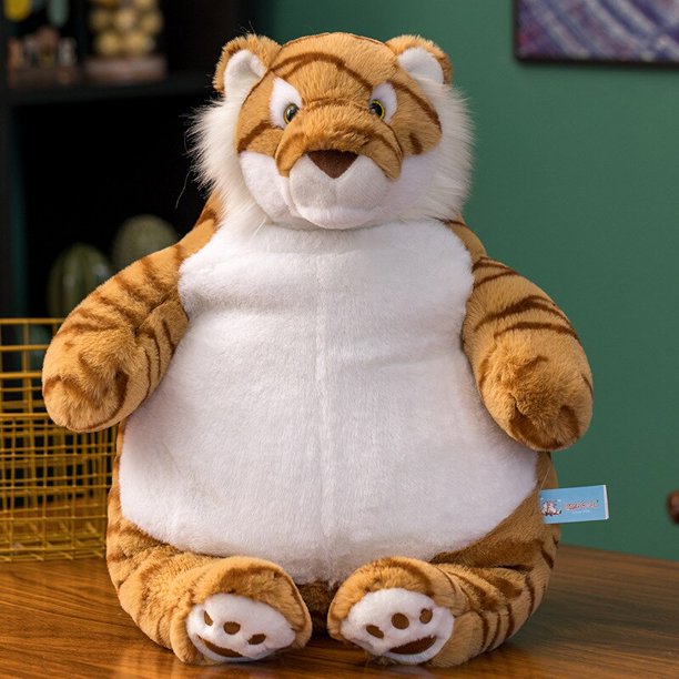 Lazy bear stuffed toy doll doll cuddle bear tiger doll cushion sleep pillow sofa tatami bed send girls, children birthday giftslazy tiger80cm Deng Xun unisex
