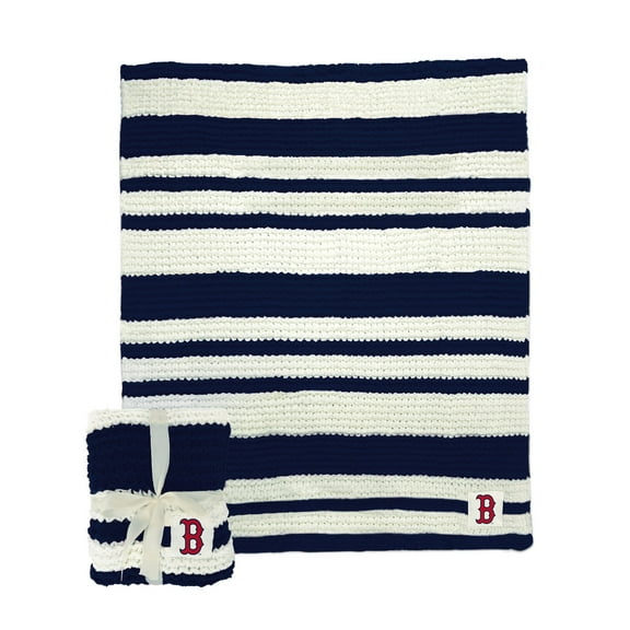 Boston Red Sox 50" x 60" Cable-Knit Throw Blanket