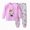 B122-Hot Pink, variant on SPMGOYV Toddler Baby Girl Outfits Graphic Long Sleeve Print Tops Pants Set Toddler 2Pcs Fall Winter Clothes,4-5 Y
