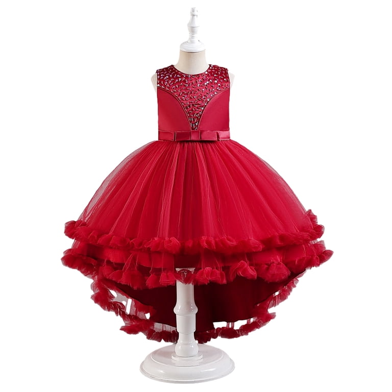 open lace back dress Sugar Kayne C211 Kids Dress White / 0M
