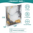 thumbnail image 5 of Marble Gold 3 Ring Binders 1.5 inch Hardcover File Folders with Interior Pockets A4 Size Organizer for School Office Hospital Set of 2, 5 of 8