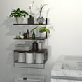 Bathroom Shelves Over Toilet, Floating Bathroom Wood Shelves Wall ...