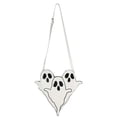thumbnail image 2 of Bolso bandolera de cuero con diseño de fantasma de Halloween para niñas, mochila., 2 of 2