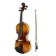 thumbnail image 1 of Violín 4/4 EQ acústico de tamaño completo Violín eléctrico Kit de violín Tablero de madera maciza de pícea con arco Estuche rígido Reposabrazos Cable de audio Cuerdas adicionales Paño limpio Retro Sun Tomshoo Violín, 1 of 6