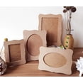 thumbnail image 2 of Marco de fotos de embriones en blanco, 6 uds., fondo de madera hecho a mano, conjunto de Material de embriones, mesa, rectángulo creativo para niños y adultos, 2 of 5